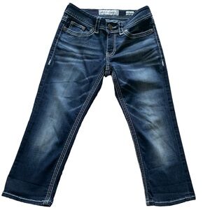 BKE Culture Jeans Womens 28 Blue Crop Capri
